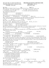 Đề khảo sát chất lượng đầu năm môn hóa - Lớp 12 thời gian 45 phút trường THPT dân tộc nội trú Ntrang Lơng